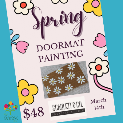 Spring Doormat Painting